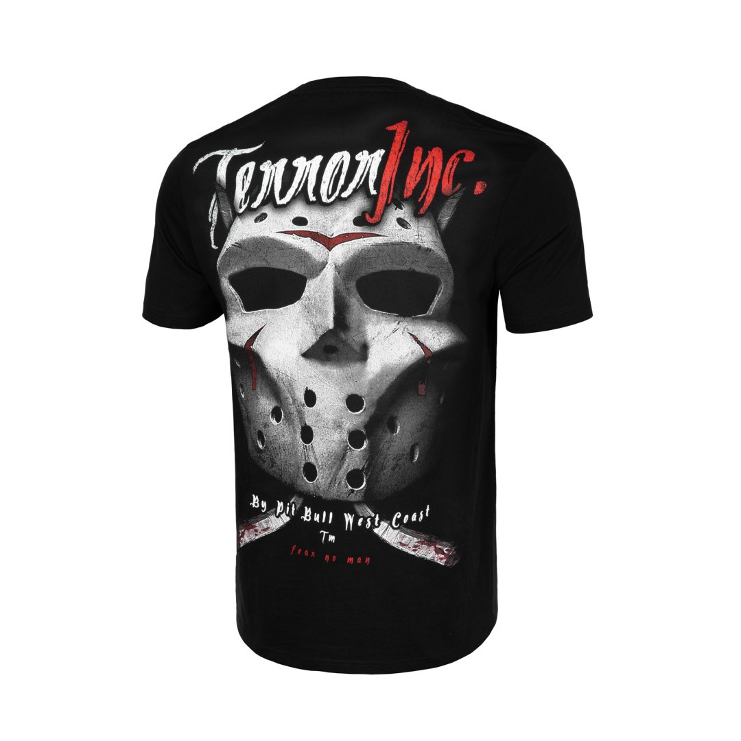 Triko pánské PitBull West Coast Terror Mask - černé-bílé, M