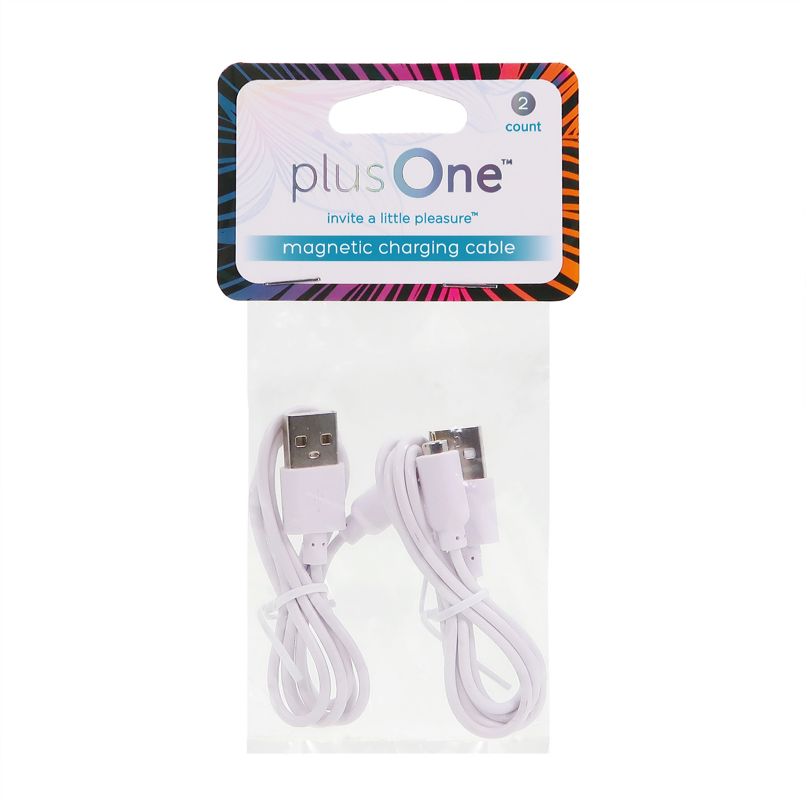 PlusOne Magnetický USB kabel 2 ks