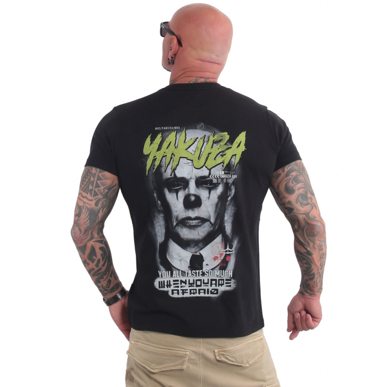 Triko pánské Yakuza UR Afraid - černé, 4XL