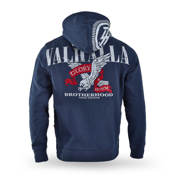 Mikina se zipem Thor Steinar Valhalla - navy, M