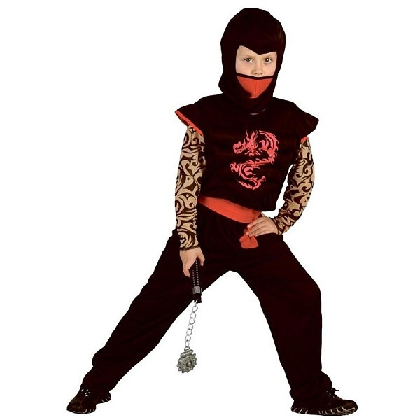 Kostým dětský Ninja-Red drak 120 - 130 cm