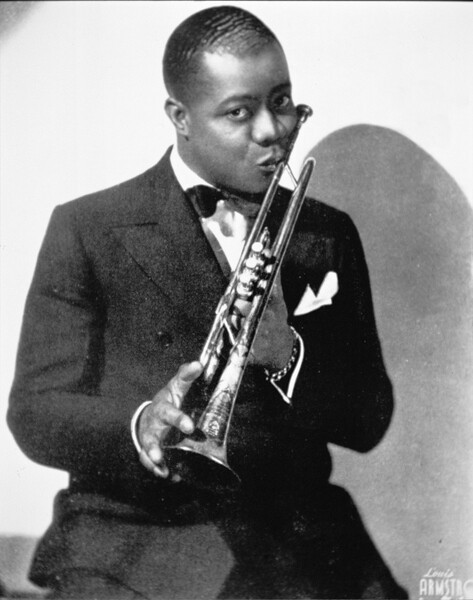 American Photographer, Fotografie Louis Armstrong (1900-71) c.1930, American Photographer,, 30 × 40 cm