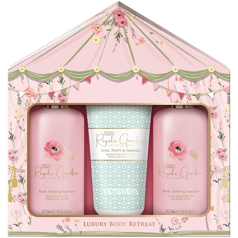 Baylis & Harding Royale Garden Rose, Poppy & Vanilla dárková sada (do sprchy)