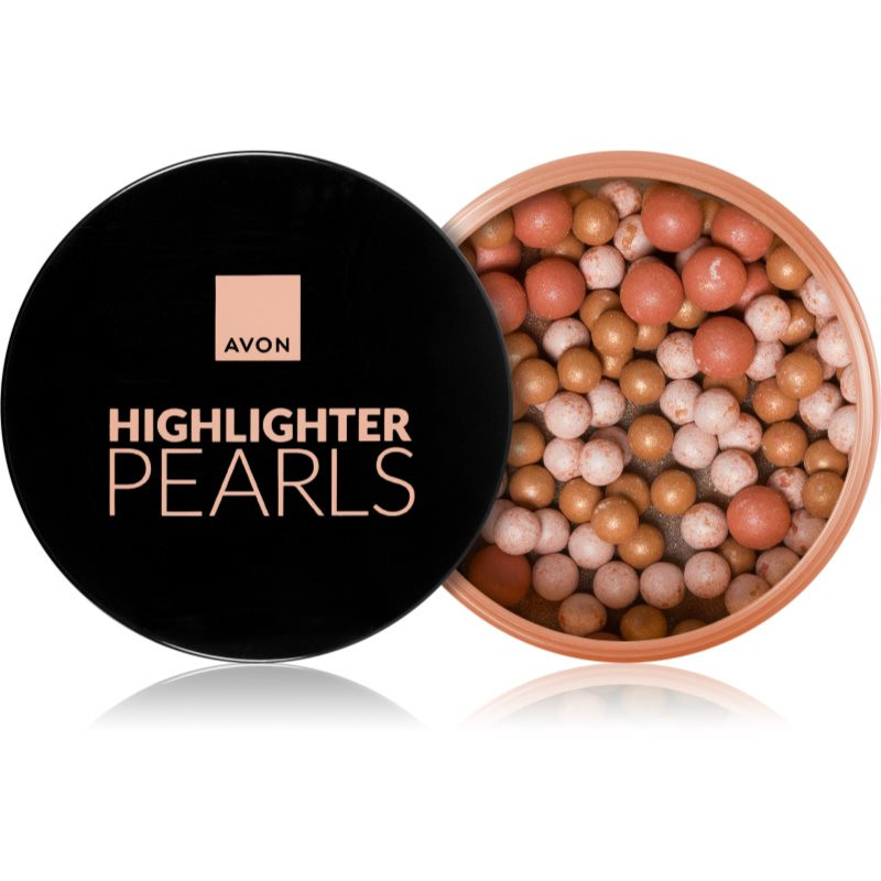 Avon Pearls rozjasňující třpytivé perly odstín Rose Gold 28 g