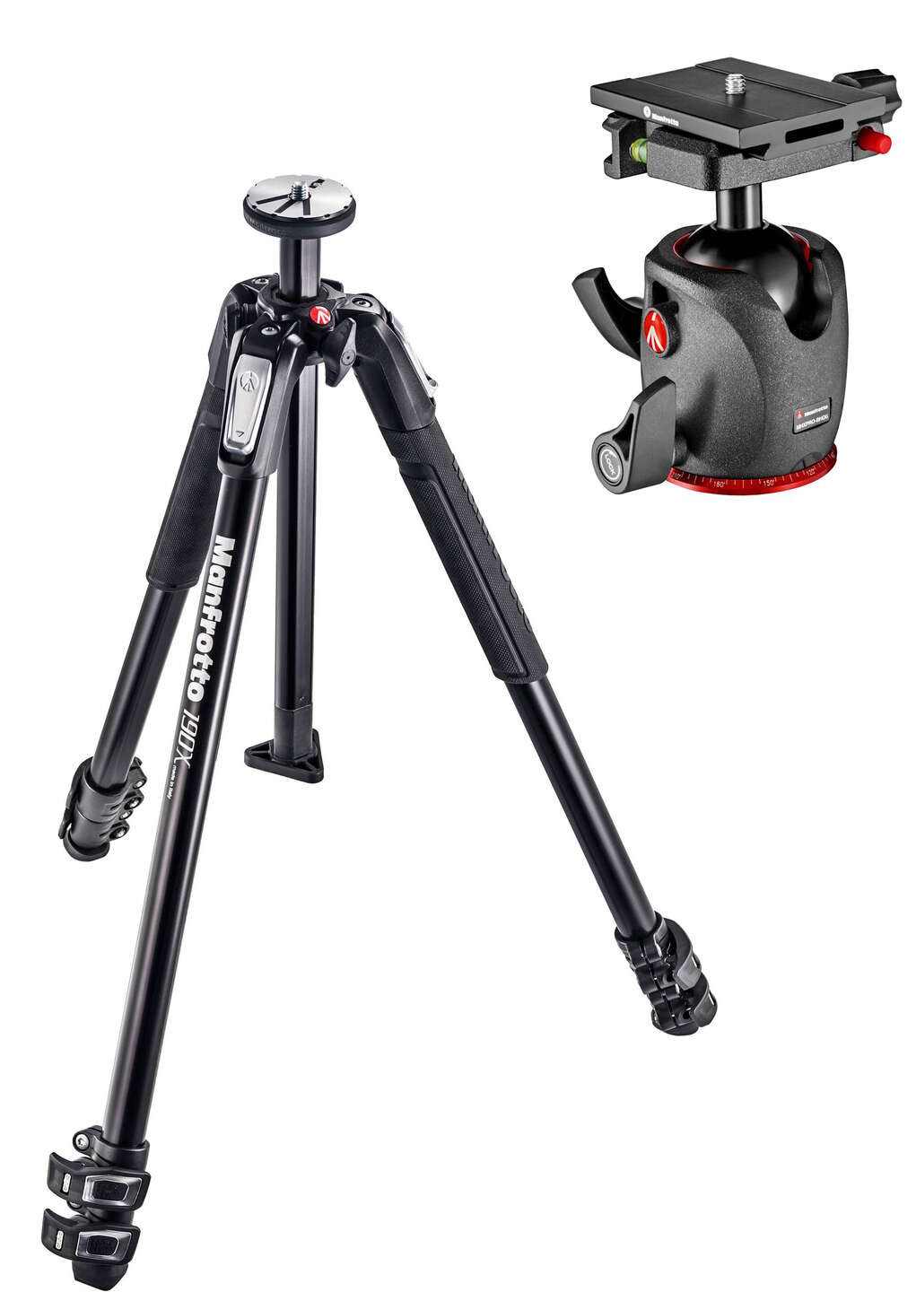 Manfrotto MT190X3 + MHXPRO-BHQ6