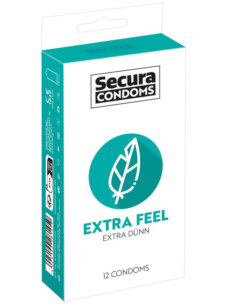 Secura Extra tenké kondomy Extra Feel - Secura (12 ks)