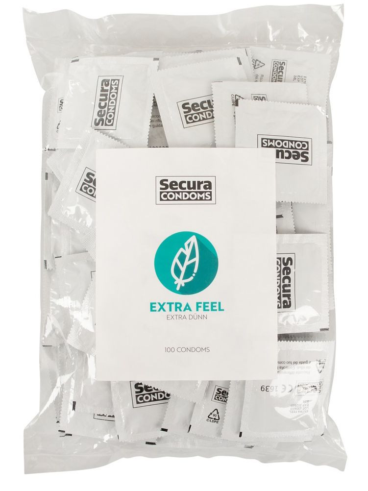 Secura Extra tenké kondomy Extra Feel - Secura (100 ks)