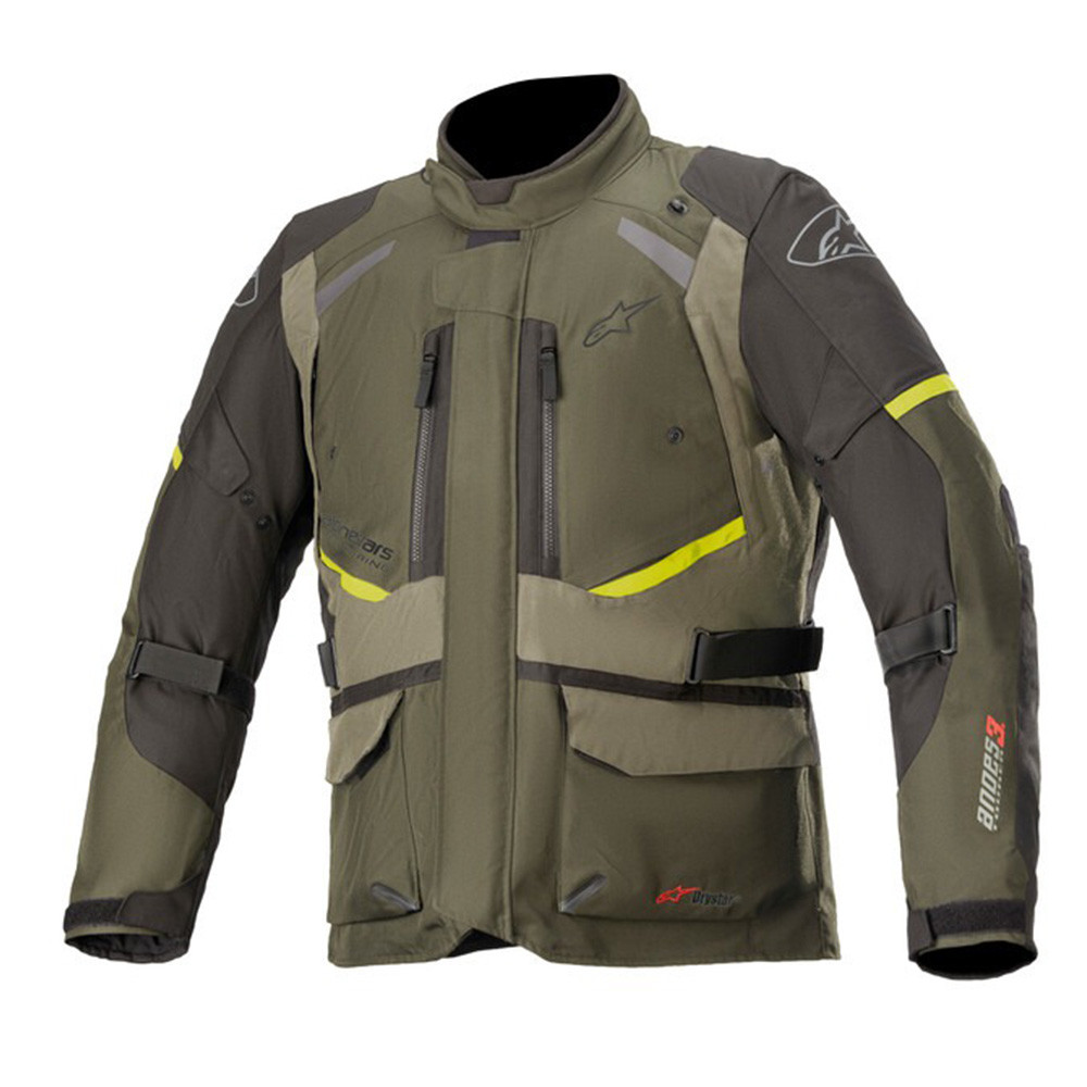 Alpinestars Andes Drystar zelená/černá/žlutá fluo zelená/černá/žlutá fluo - 3XL