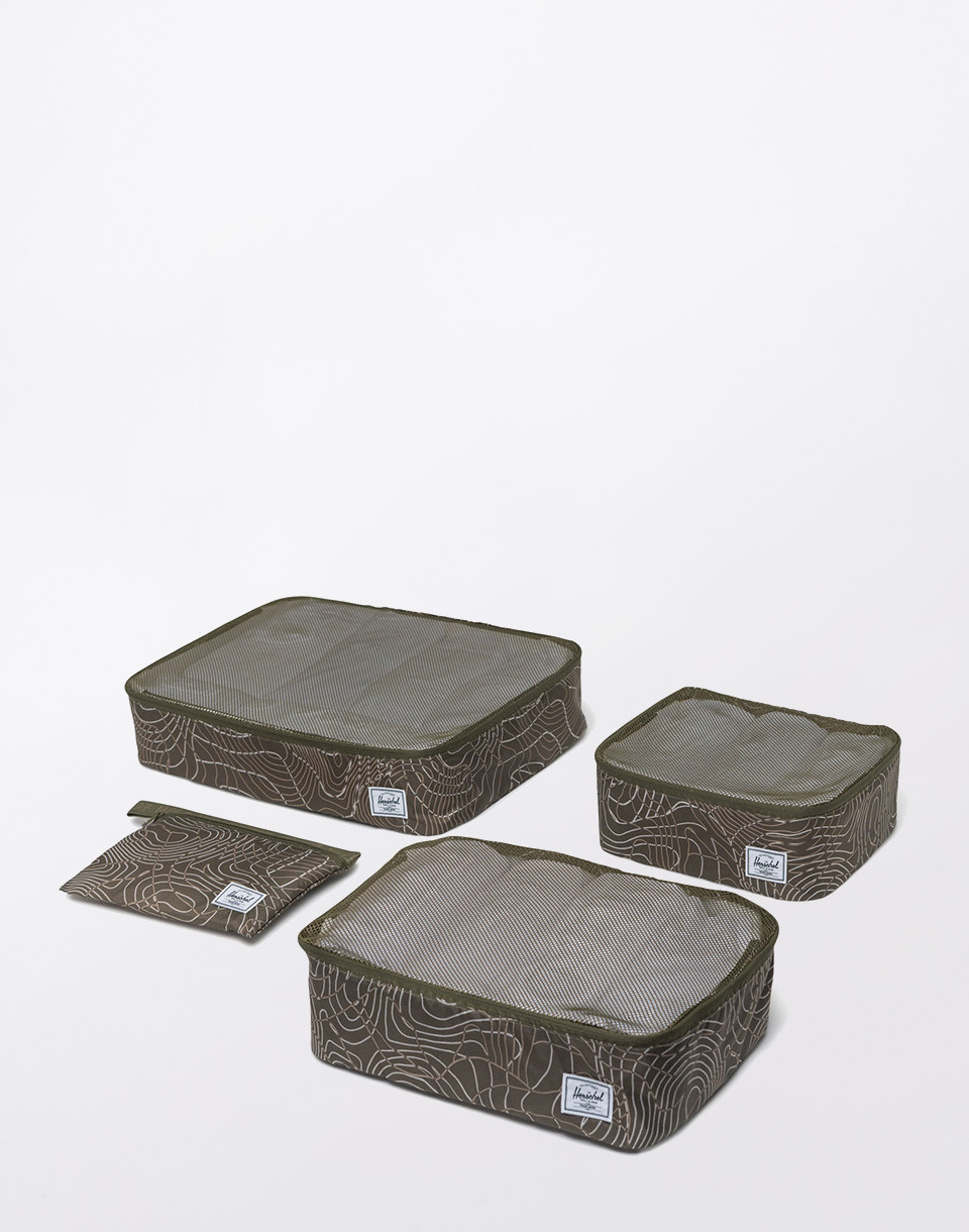 Herschel Supply Kyoto Packing Cubes Ivy Green