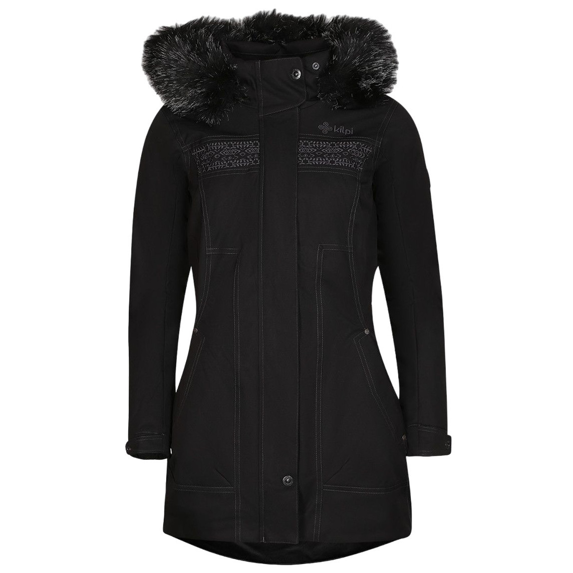 Dámský kabát Kilpi Peru-W Velikost: S / Barva: černá