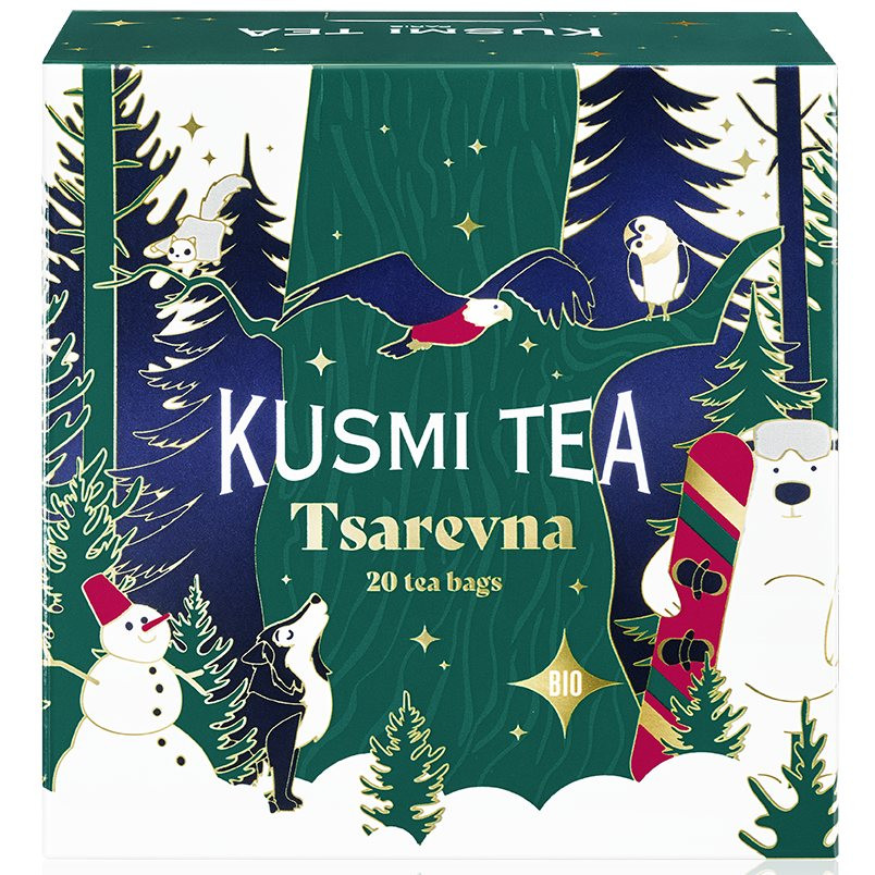 Černý čaj TSAREVNA 2024, 20 mušelínových sáčků, Kusmi Tea