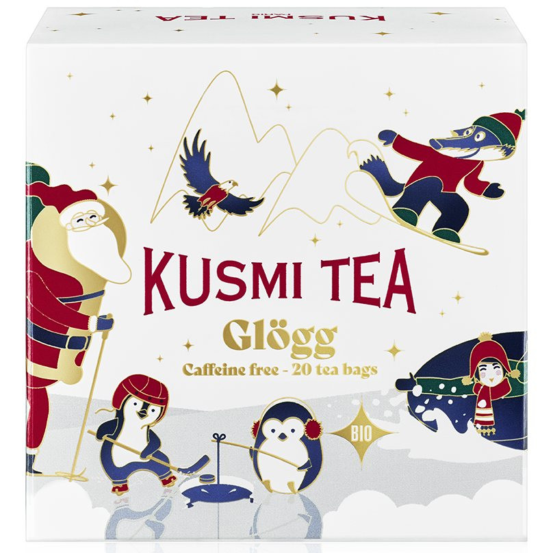 Ovocný čaj GLOGG 2024, 20 mušelínových sáčků, Kusmi Tea