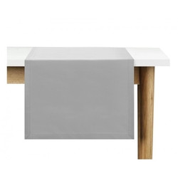 Běhoun na stůl jednobarevný šedý Rozměry 40 x 140 cm