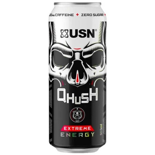 USN Qhush Energy Drink 500 ml white original