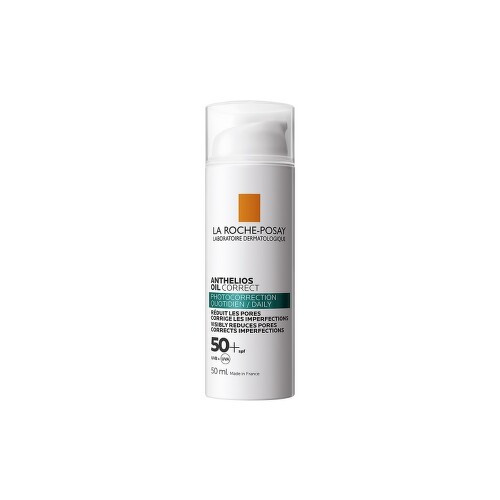 LA ROCHE-POSAY ANTHELIOS Oil Correct SPF50+ fotokorekční denní gel-krém 50 ml - II. jakost