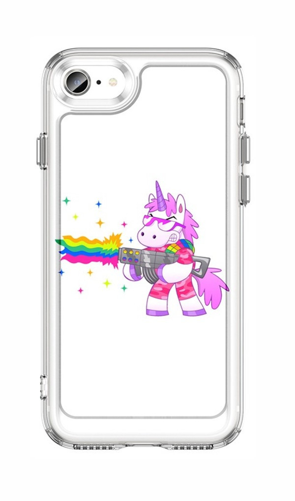 Kryt TopQ Image iPhone SE 2020 Image pevný Rainbow Gun 131202