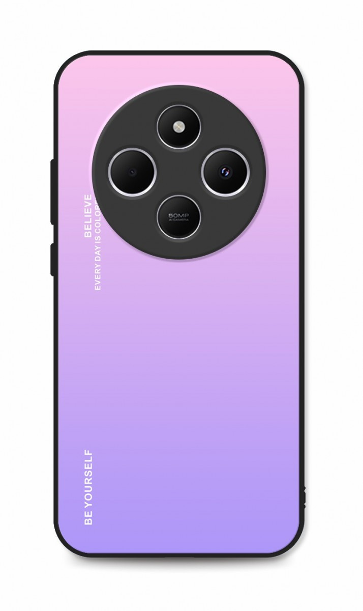 Kryt TopQ LUXURY Xiaomi Redmi 14C pevný duhový růžový 131172