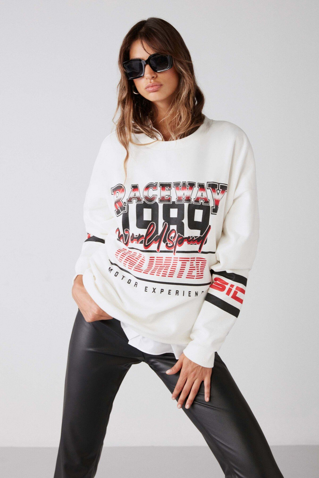 GRIMELANGE Racer Regular Relaxed Sweatshirt