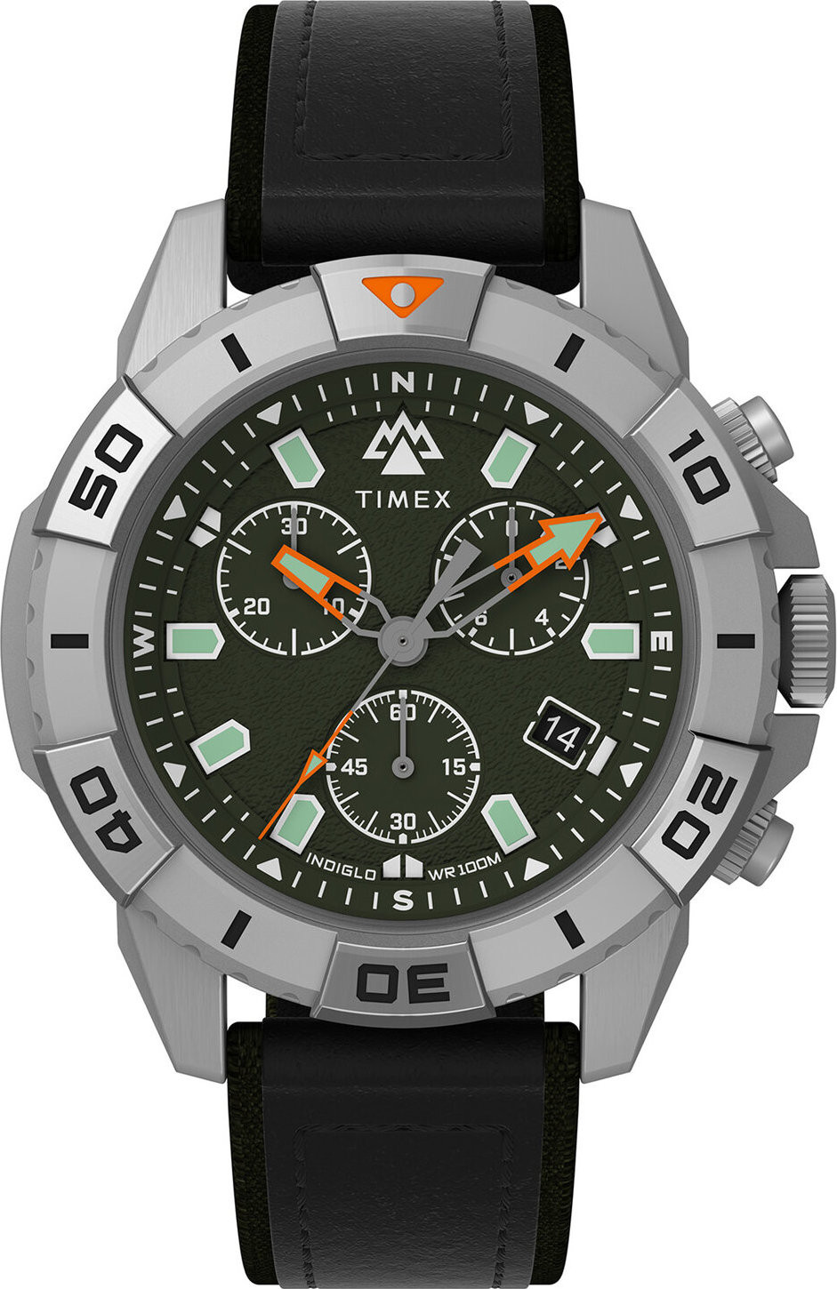 Hodinky Timex Expedition Ridge Chronograph TW2W16100 Černá