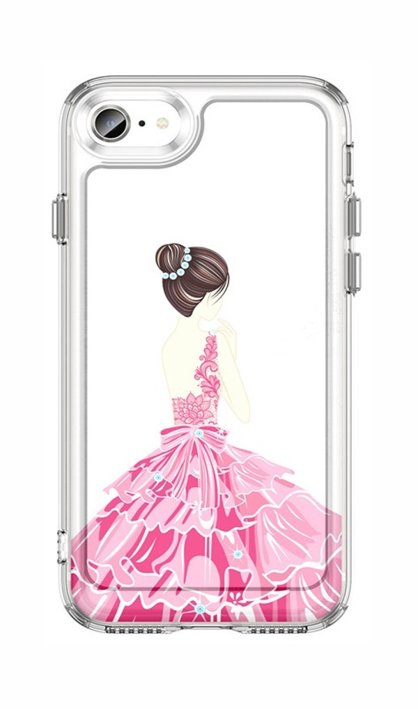 Kryt TopQ Image iPhone SE 2020 Image pevný Pink Princess 131207
