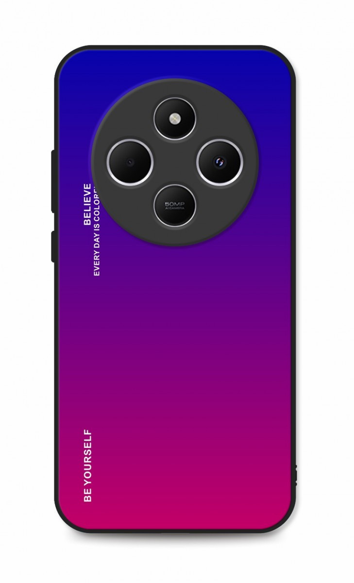 Kryt TopQ LUXURY Xiaomi Redmi 14C pevný duhový fialový 131173