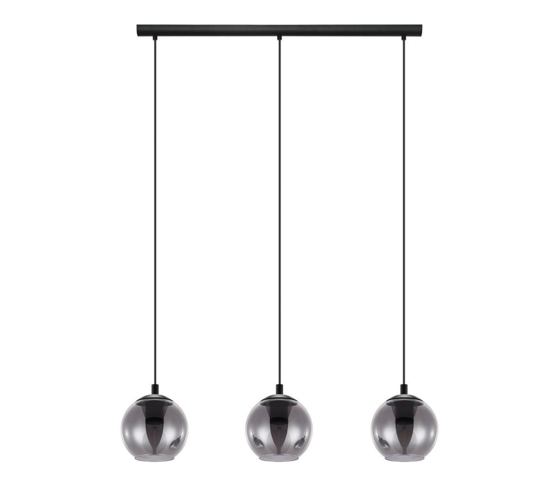 Eglo Náhradní sklo Eglo ARISCANI 170x155 mm černá