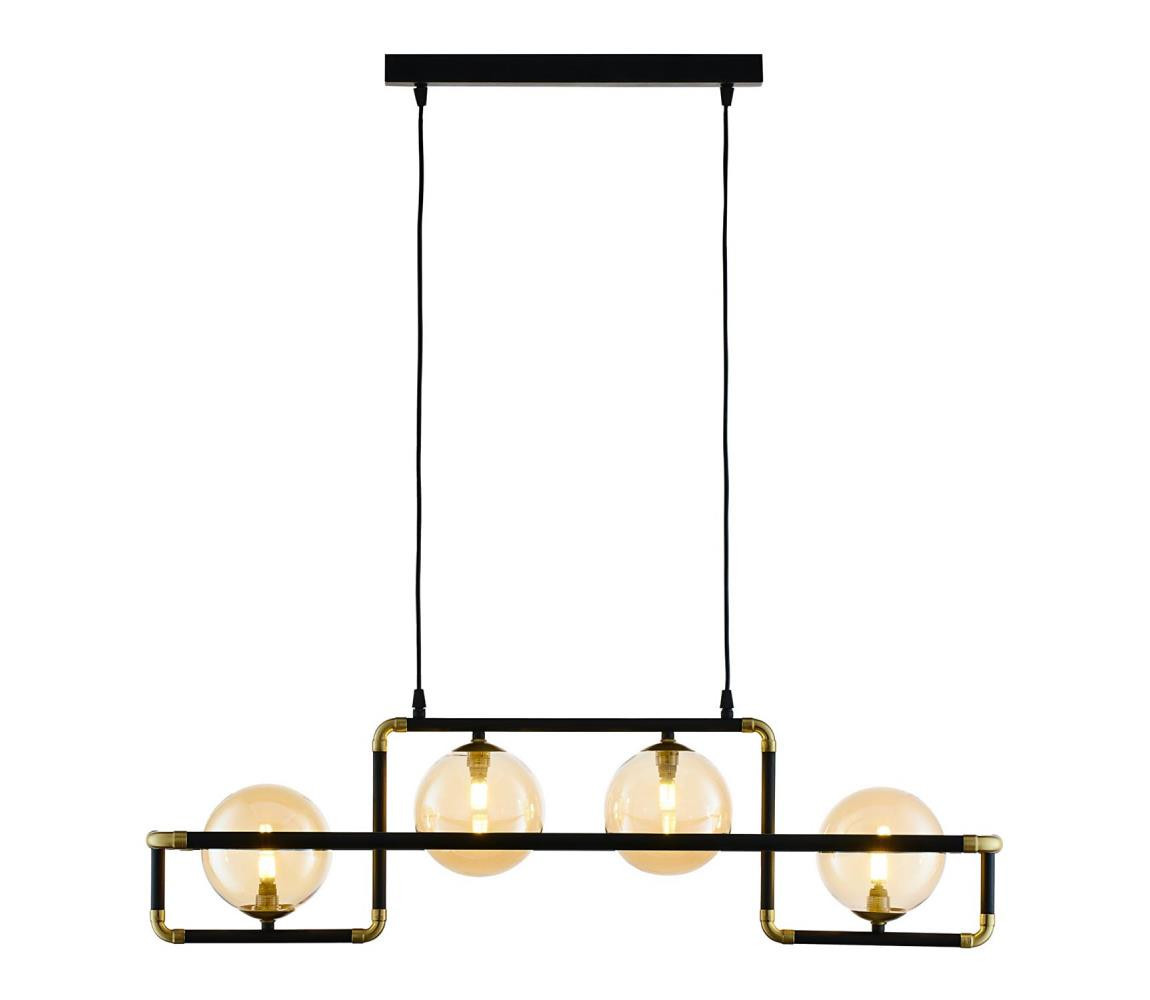 Jupiter Jupiter 1983 - Lustr na lanku ZAFRA 4xG9/10W/230V černá/béžová