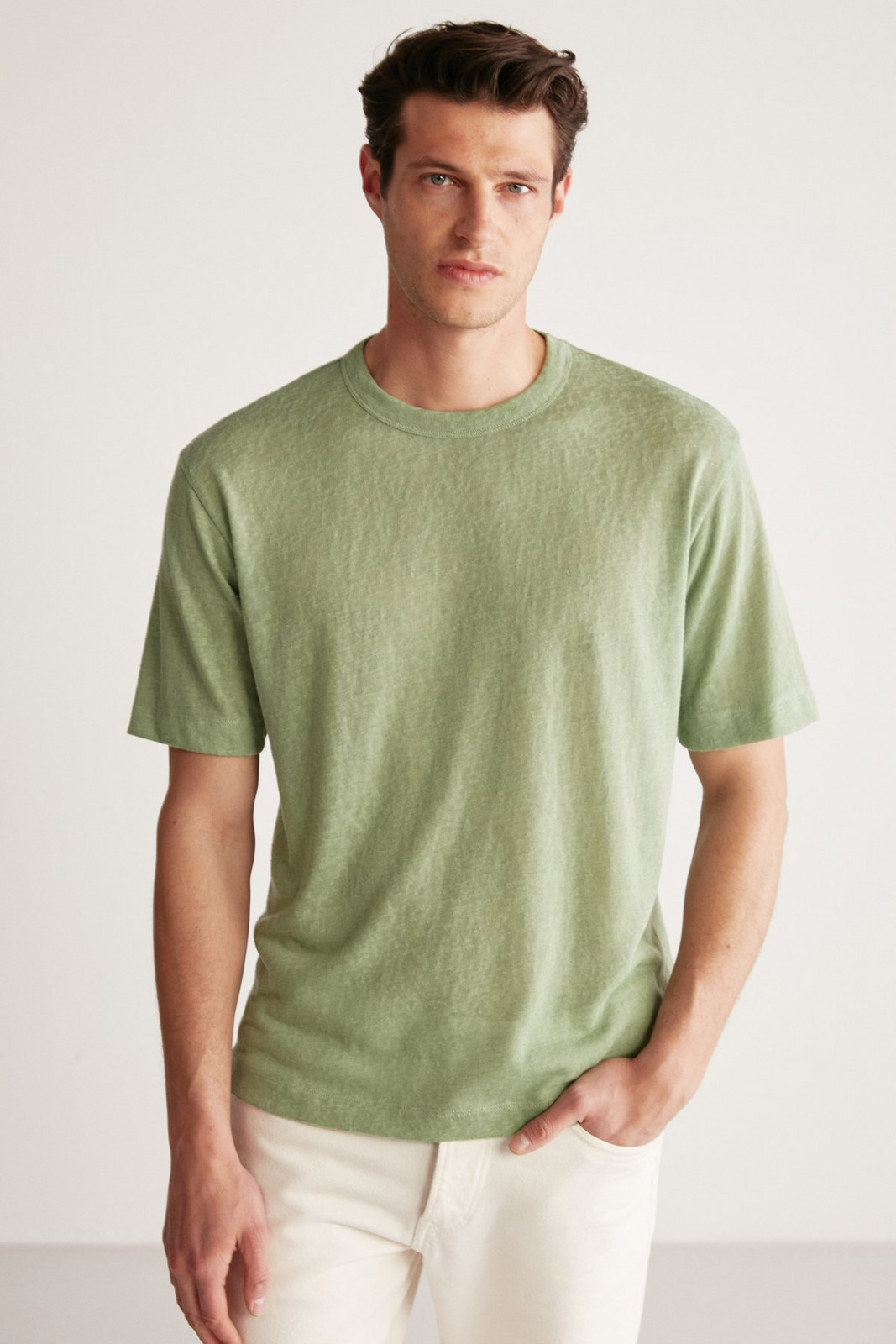 GRIMELANGE Lucas Comfort Green T-shirt