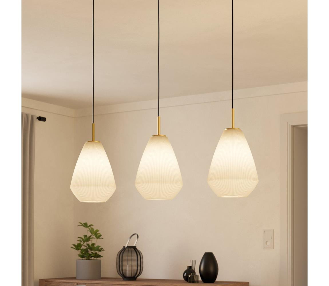 Eglo Eglo 900813 - Lustr na lanku CAPRAROLA 3xE27/40W/230V