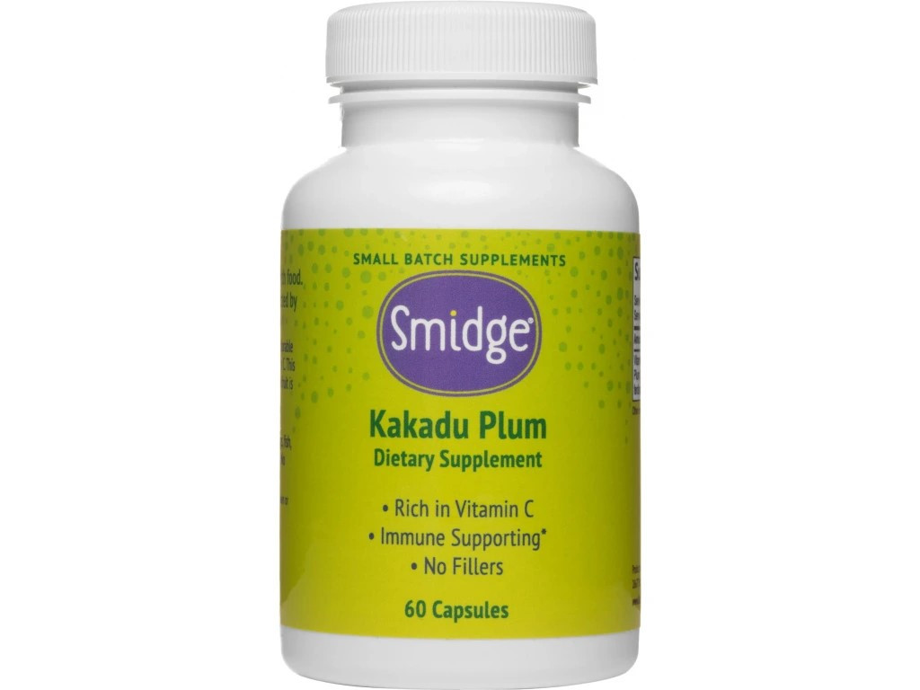 Smidge Kakadu Plum, přírodní vitamín C, 60 rostlinných kapslí
