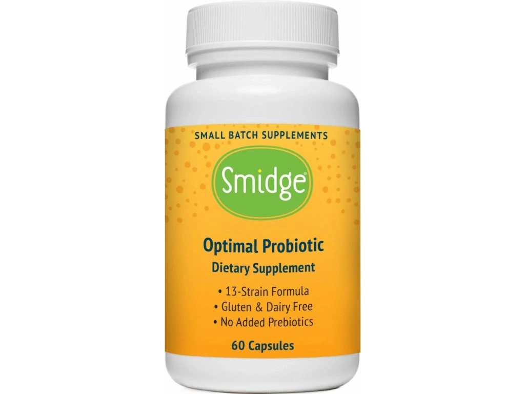 Smidge Optimal Probiotika, 13 kmenů, 10 miliard CFU, 60 rostlinných kapslí