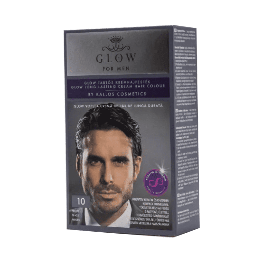 KALLOS Kallos Glow Long Lasting Cream Hair Colour 10, 40ml MEN