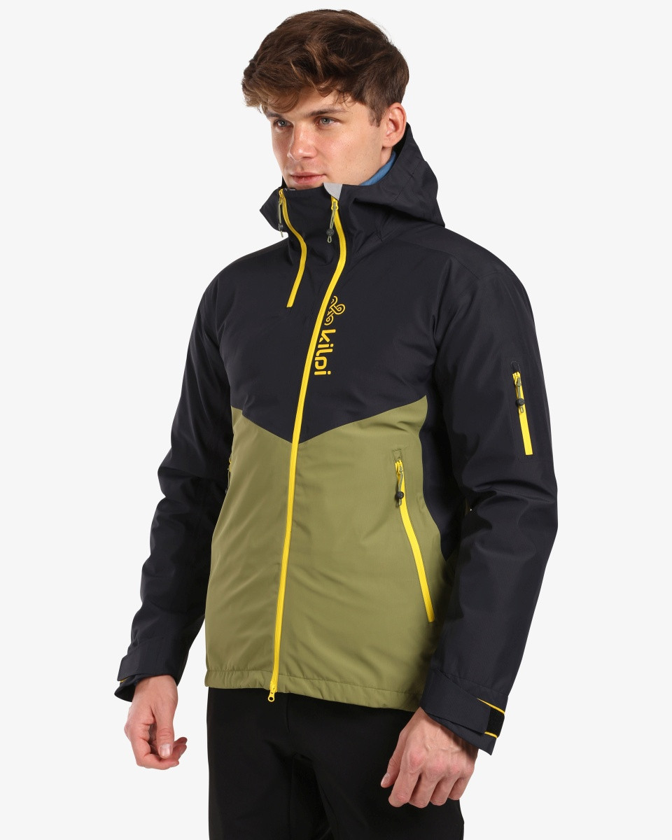 Pánská hardshellová bunda kilpi metrix-m zelená 3xl