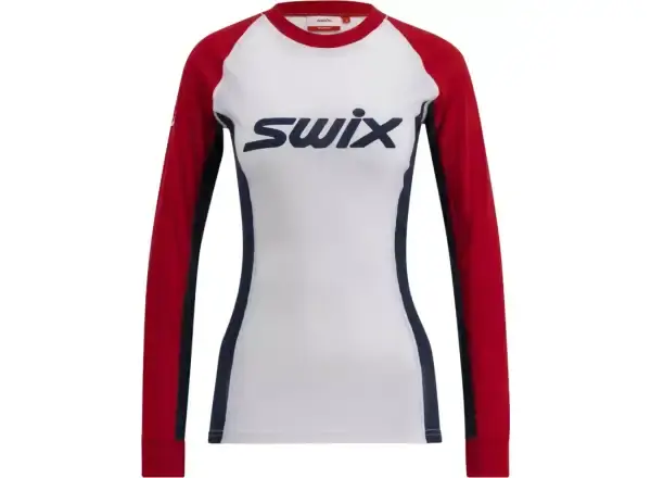 Swix RaceX Classic dámské triko dlouhý rukáv Red/White vel. S