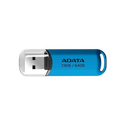 ADATA Flash Disk 64GB C906, USB 2.0, modrá AC906-64G-RWB