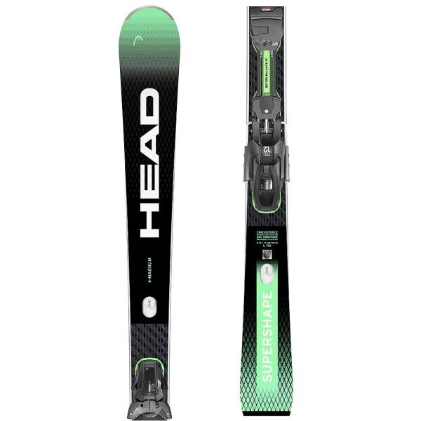 Head SUPERSHAPE E-MAGNUM SW + PRD 12 GW Sjezdové lyže, černá, velikost