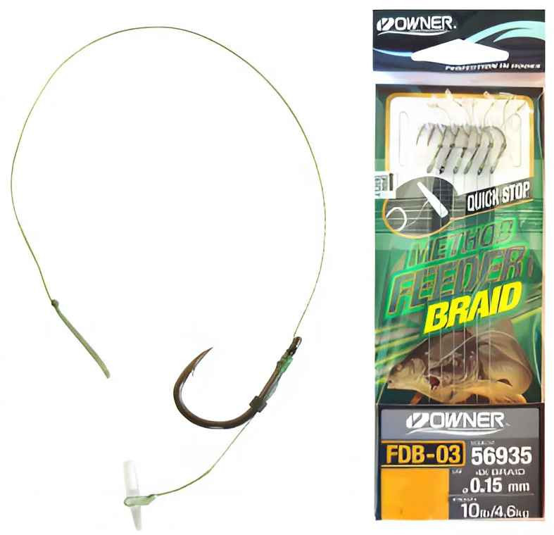 OWNER Návazec Owner FDB-03,háček č.10,šňůrka 0.15mm(6ks)