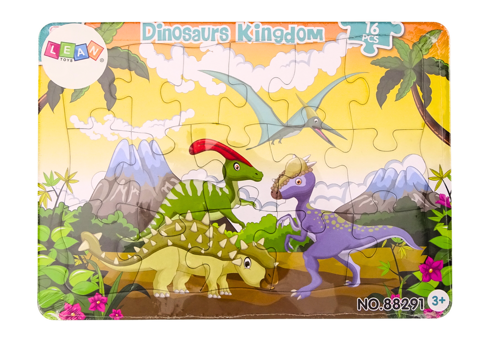 Dětské puzzle dinosauři 16 dílků