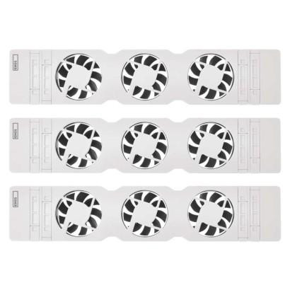 Emos Ventilátor pod radiátor TRIO, bílý P56PR3