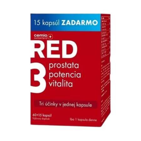 CEMIO RED3 60+15 zadarmo