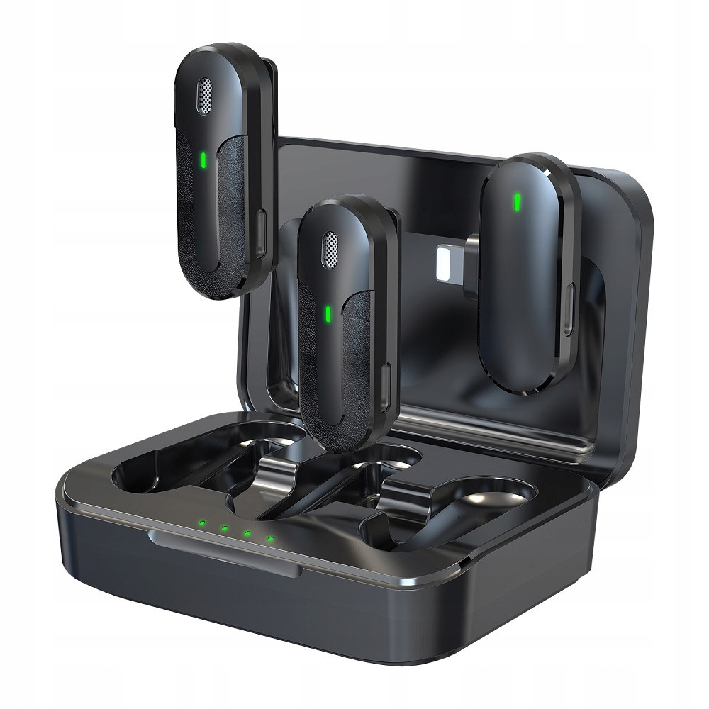 Devia mikrofon pro telefon Kintone Lightning bezdrátová duální kravata