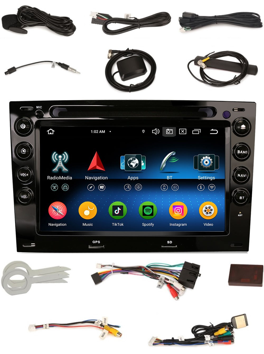 Android Opel Zafira Meriva Signum Combo Tigra Vivaro Carplay Lte Dsp