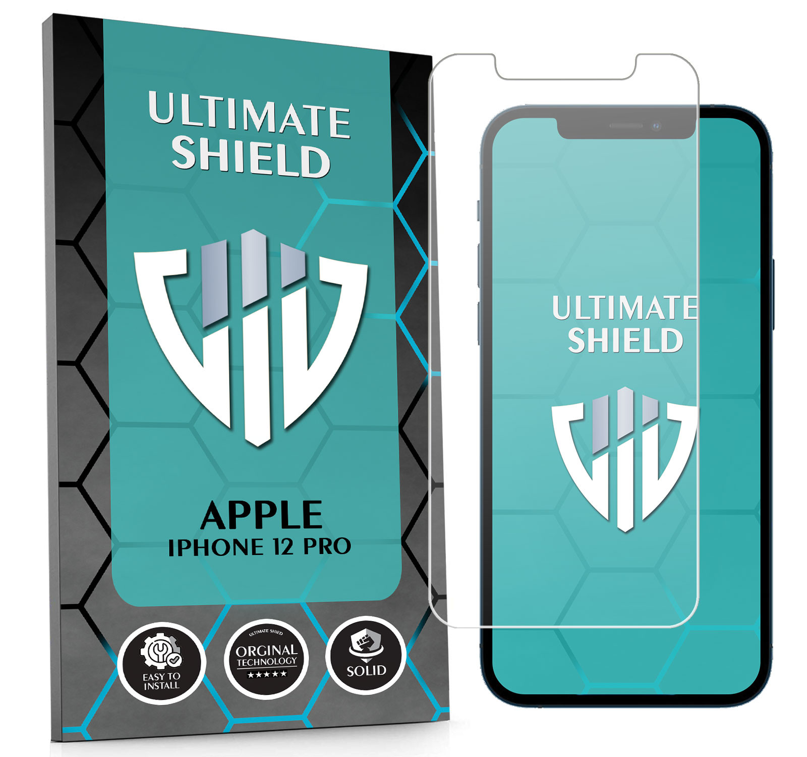 Sklo 3x Obrazovka 7x Fotoaparát Rychlý Objektiv Pro Apple Iphone 12 Pro