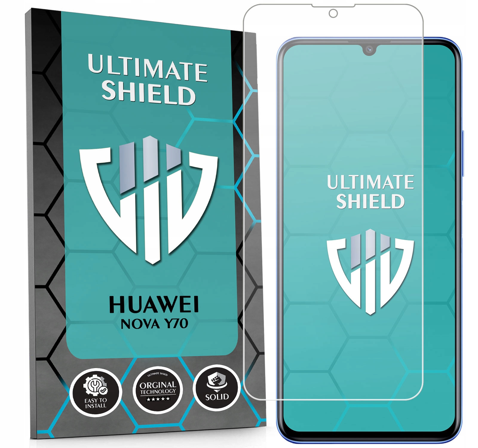 Sklo 3x Obrazovka 7x Fotoaparát Rychlý Objektiv Pro Huawei Nova Y70 Y70 Plus