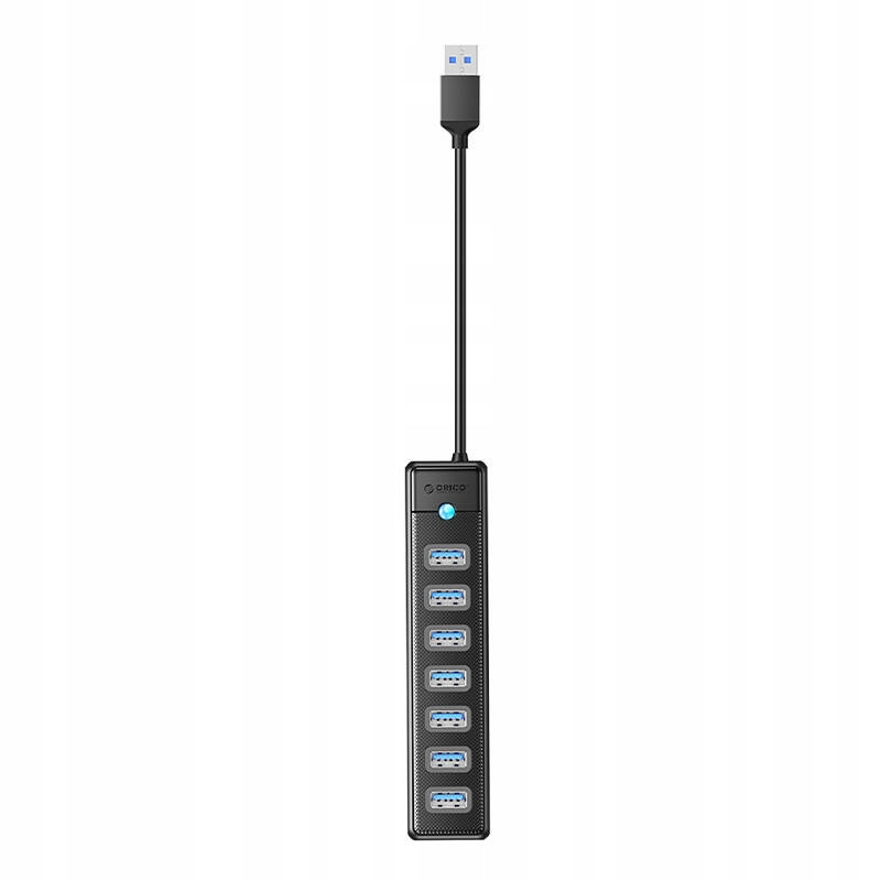 Adaptér Hub Orico PW7U Usb na 7x Usb 3.0 (černý)