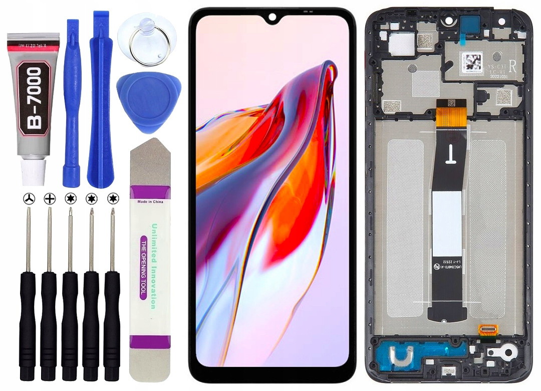 Displej Pro Xiaomi Redmi 12C LCD Obrazovka Rámeček