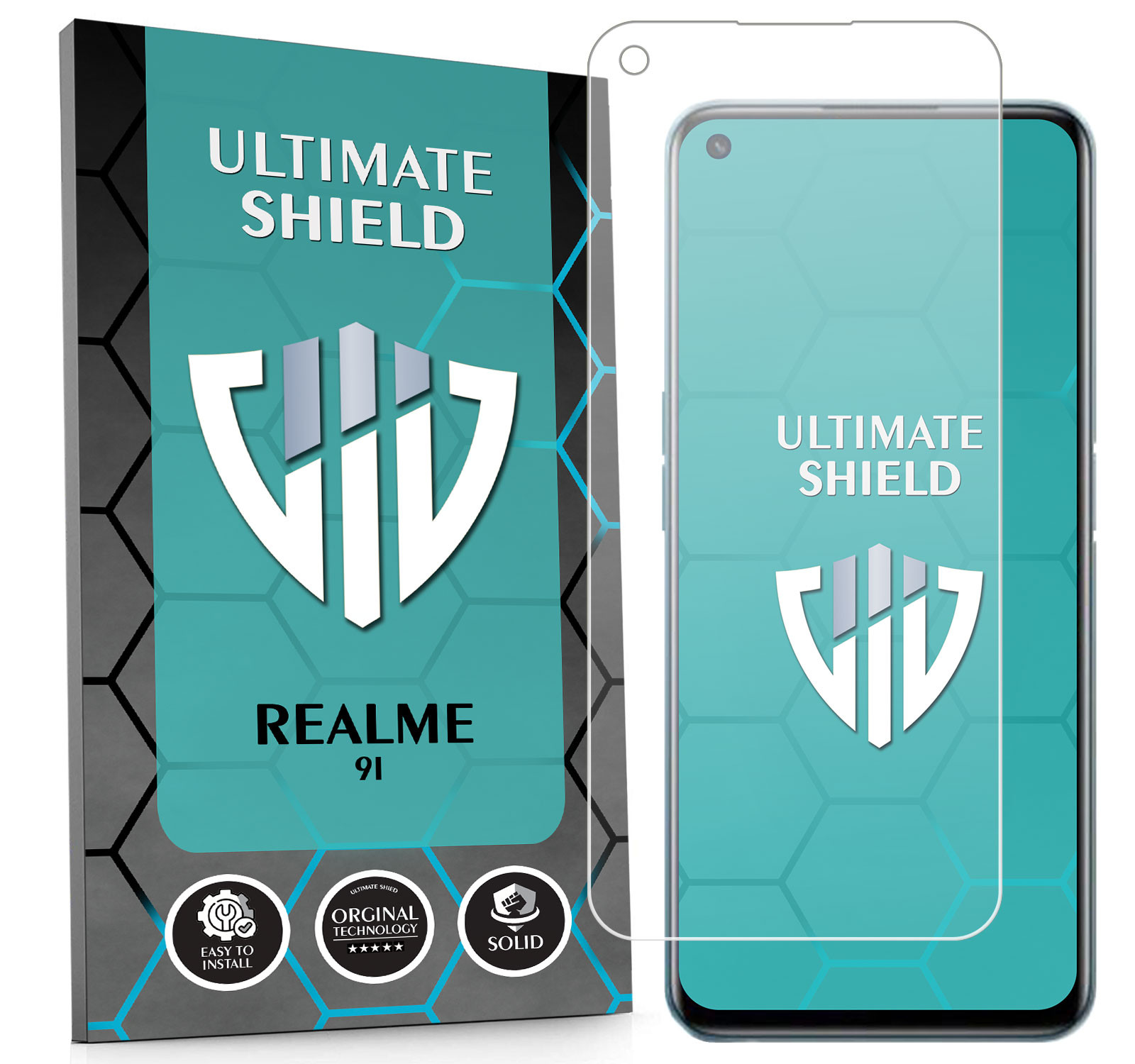 Sklo 3x Obrazovka 7x Fotoaparát Objektiv Rychlá Pro Realme 9I Kvalita