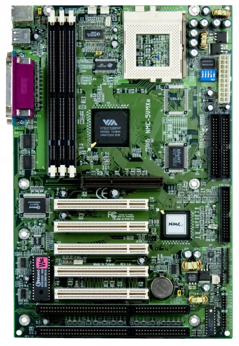 Nmc NMC-5VMXe Socket 7 3x Sdram Agp 5x Pci 2x Isa