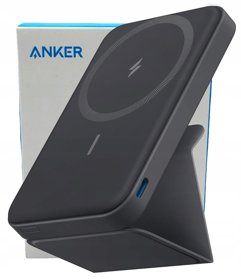 Skládací Magnetická Powerbanka Anker 622 Maggo 5000MAH Usb-c Iphone Android