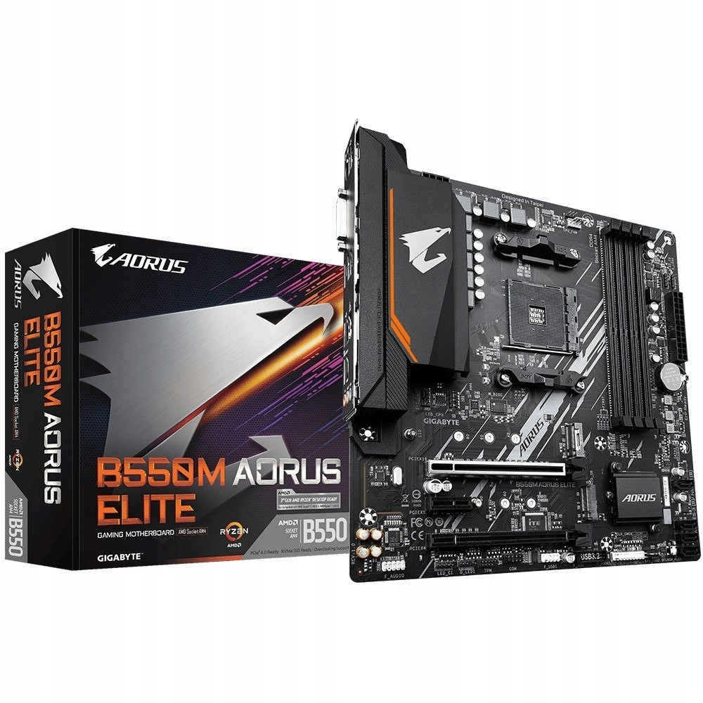 Základní deska B550M Aorus Elite AM4 4DDR4 2HDMI/DVI-D mATX